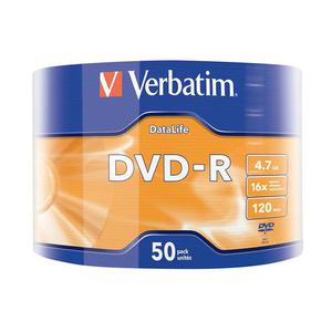 Verbatim DVD-R | 4.7GB | x16 | Surface 50 pack | matt silver - 2872622925