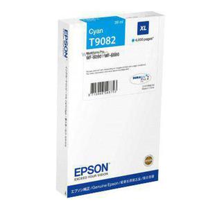 Tusz Epson T9082 / C13T908240 Cyan do drukarek (Oryginalny) [39ml] - 2873050695