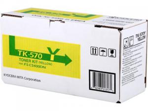 Toner Kyocera TK-570Y Yellow do drukarek (Oryginalny) [12k] - 2823364311
