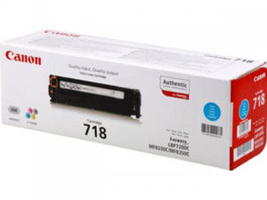 Toner Canon 718 / CRG-718C Cyan do drukarek (Oryginalny) [2.9k] - 2853216835