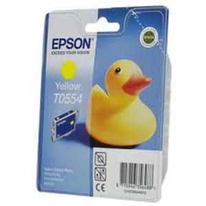 Tusz Epson T0554 Yellow do drukarek (Oryginalny) [8 ml] - 2853216495