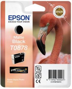 Tusz Epson T0878 Matte Black do drukarek Epson (Oryginalny) [11.4 ml]