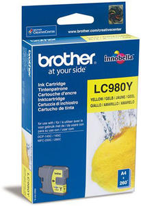 Tusz Brother LC980Y Yellow do drukarek (Oryginalny) - 2853216645