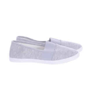 Tanie teniswki Trampki Wsuwane Damskie Slip On Underline 1405 Szare - 2863840166