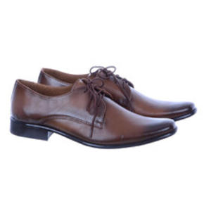 Pbuty Mskie Eleganckie JAKUB Skrzane Polskie Buty Brzowe - 2859965155