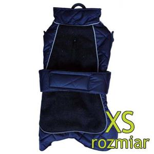 Kurtka dla maego psa z podszyciem - Quilted Thermal Navy XS - 2847540448