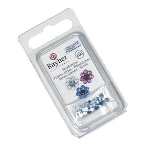 Krysztaki, cyrkonie Swarovski, hot-fix, niebieskie, 3 mm  - 2861271224