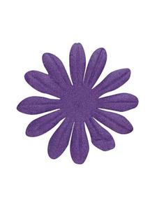 Kwiatki papierowe, purpura, 6 cm [55-334-39] - 2829375627