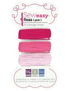 SewEasy - Nici, tonacja rowa, op. 3x8 m [57-056-000] - 2829375753