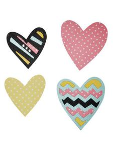 Wykrojnik - Sizzix 660495 Bigz, Serca, Tribal Hearts [59-616-000] - 2829376274