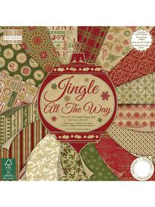 Zestaw papierw do scrapbookingu, Jingle all the way, 48 szt. [59-729-000] - 2861272276