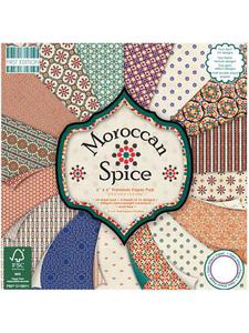 Zestaw papierw do scrapbookingu, Moroccan Spice, 15x15 cm, 64 szt. [60-099-000] - 2829376370