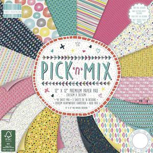 Zestaw papierw do scrapbookingu, Pick N Mix, 30,5x30,5 cm, 48 szt. [60-106-000] - 2829376375