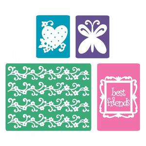 Folder do embossingu, Sizzix 656256, Best Friend [79-307-00] - 2837314285