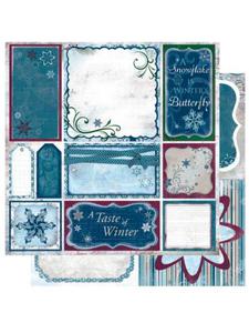 Papier do scrapbookingu: Midnight Frost Cut outs, 30,5x30,5 cm [79-741-000] - 2845886450