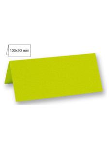 Karta stoowa podwjna, 100x90 mm, limonka, op. 5 szt. [80-009-414] - 2847832931