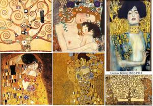 Papier decoupage, malarstwo, G.Klimt, A3 [ITD-0135] - 2861272963