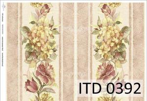 Papier decoupage, pastelowy bukiet, A3 [ITD-0392] - 2861273006