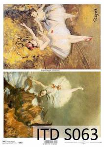 Papier decoupage, SOFT, malarstwo, Edgar Degas, A4 [ITD-S063] - 2861273465
