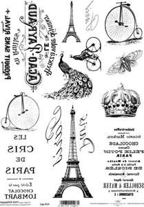 Papier decoupage do Transferu, Paris, A4 [ITD-T40-014] - 2861273482