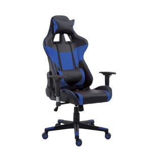 Fotel biurowy Racer Pro czarno-niebieski - 2860910862