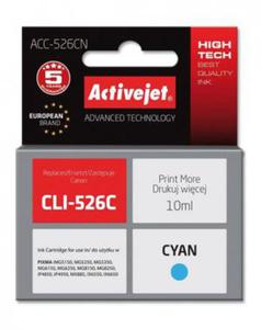 Tusz Activejet ACC-526CN (Canon CLI-526C) supreme 10ml cyan Chip - 2856679772