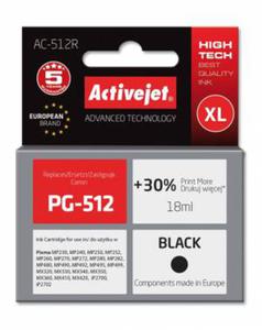 Tusz Activejet AC-512R (Canon PG-512) premium XL 18ml czarny - 2860722723