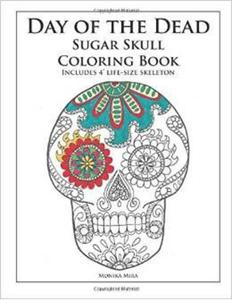 Day of the Dead Sugar Skull Coloring Book - 2875655403