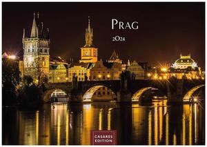 Prag 2024 L 35x50cm calendar Praga Kalendarz - 2876911113