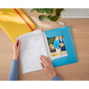 Album ofertowy A4/20 PP LEITZ COSY z wbudowan teczk niebieski morski /46700061/ - 2861793286