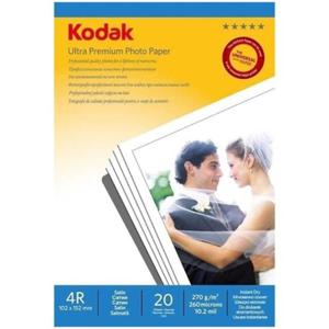 Papier foto A6/4R 102x152mm KODAK matowy satynowany 270g 20szt. /9891-054/ - 2870379708