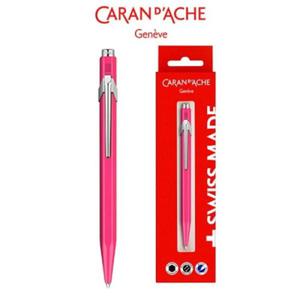 Dugopis automatyczny CARAN D'ACHE 849 GIFT BOX FLUO LINE M obudowa rowa wkad niebieski 1 szt. /CD849-690/ - 2870966807