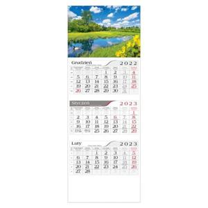 Kalendarz trjdzielny CRUX 2023 wiosna biay /GM-921-T11-BIAY/ - 2870966855