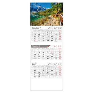 Kalendarz trjdzielny CRUX 2023 wybrzee biay /GM-301-T11-BIAY/ - 2870966861