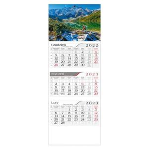 Kalendarz trjdzielny CRUX 2023 Morskie Oko biay /GM-926-T11-BIAY/ - 2870966870
