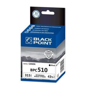 Tusz zamienny do CANON PG510 marki Black Point, black - 2873261198