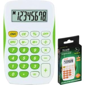 Kalkulator kieszonkowy 8-pozycyjny TOOR TR-295-K biao-zielony /120-1770/ - 2873262110