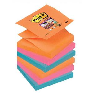 Notes samoprzylepny POST-IT super sticky z-notes paleta bangkok 76x76mm zestaw 6 kolorowych bloczkw x 90 karteczek /3M-70005252112/ - 2873262360