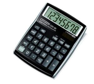 Kalkulator 8 pozycyjny citizen cdc-80 czarny /CDC80BKWB/ - 2873264308