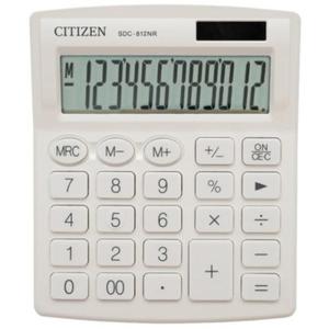 Kalkulator 12-pozycyjny CITIZEN SDC-812 BN, 1 szt. biay/SDC812BN/ - 2873264409