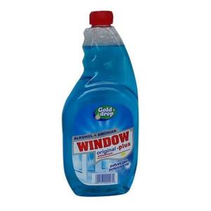 Pyn do mycia szyb WINDOW PLUS zapas 0.75l, niebieski - 2843325302