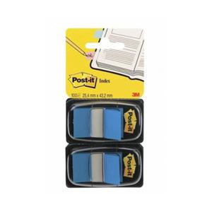 Zakadki indeksujce 25x43mm PP 2x50szt POST-IT 680 niebieskie /3M-UU008930156//DO WYCZERPANIA ZAPASW/ - 2873265547