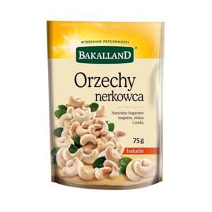 Bakalie orzechy nerkowca BAKALLAND 75g /SP-020237/ - 2874877600