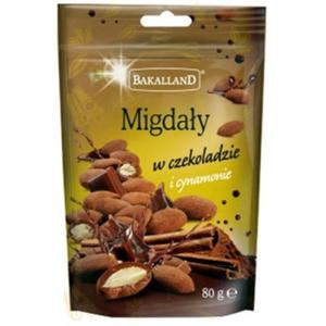 Bakalie migday w czekoladzie i cynamonie 80g BAKALLAND /SP-000406/ - 2874877602