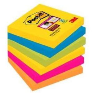 Notes samoprzylepny 47,6x47,6mm 6x90 kartek 622-122SS-RIO-EU PALETA RIO DE JANERIO 3M POST-IT SUPER STICKY /3M-70005271518/ - 2874877623