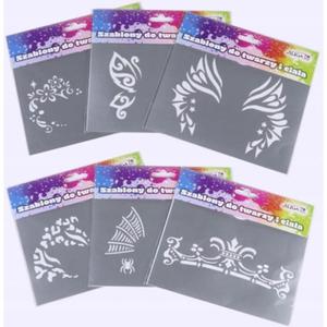Szablony do twarzy 17,2x11,7cm ALIGA mix wzorw 1szt. /FAS-2038/ - 2875611923