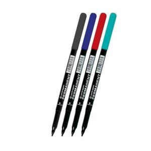 Marker permanentny okrgy 1,0mm 4 kolory komplet CENTROPEN 2536 - 2876493909