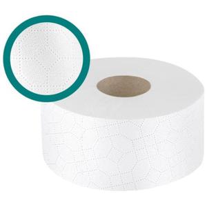 Papier toaletowy jumbo celuloza 2-warstwowy biay 2x17g 100m IDEST 12szt. - 2877432635