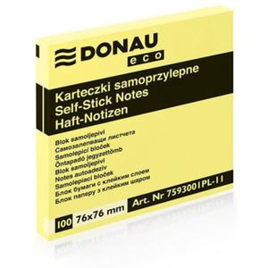 Karteczki samoprzylepne Donau Eco 76x76mm te /7593001PL11/ - 2833613259