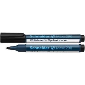 Marker do tablic i do flipchartu Schneider Maxx 290, okrgy, 2-3 mm, czarny - 2861789832